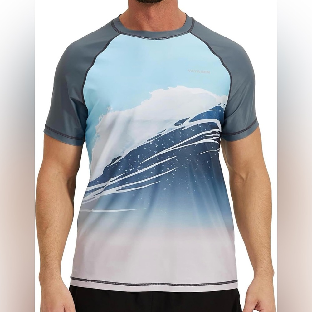 Men’s Vayager Swim Rashguard Shirt Size (M)